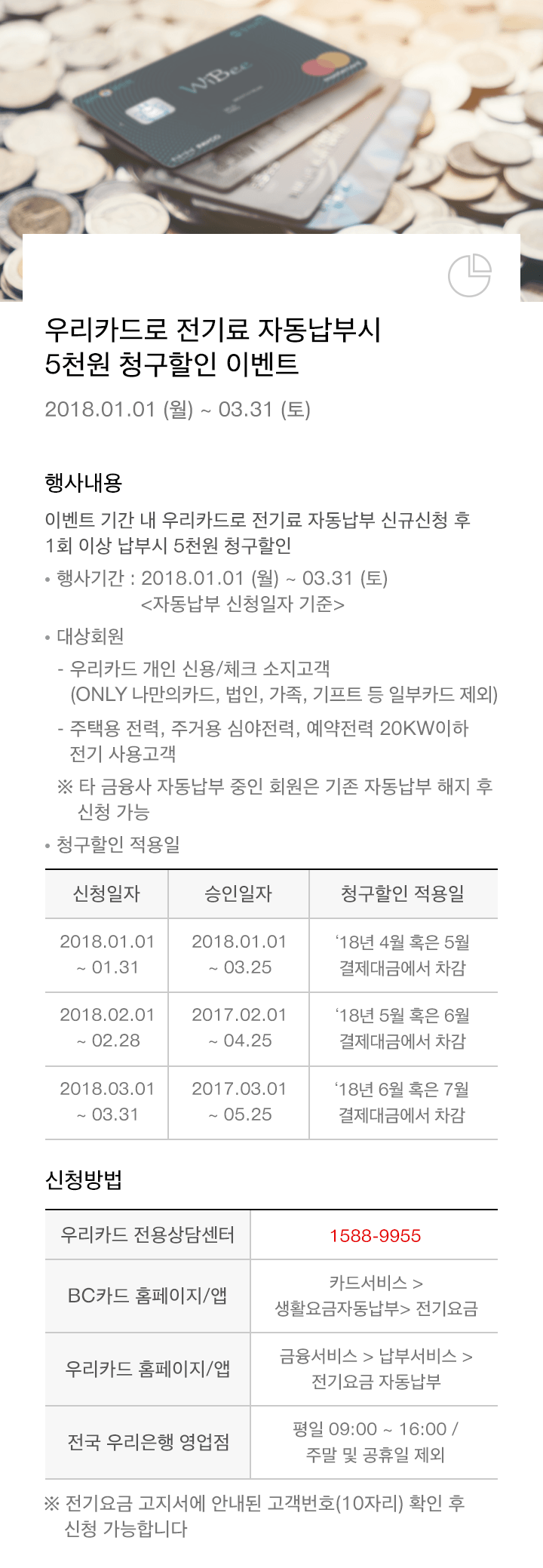 이벤트의 상세내용을 설명합니다